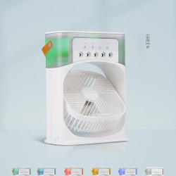 5-Hole Spray Disinfection Air Conditioning Fan With 7-Color Night Light