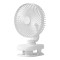 4-Speed Clip-On Small Fan Student Dormitory Radio Fan High Wind Power Shaking Rechargeable Clip Fan