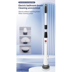 Multi-Brush Cordless Electric Cleaning Brush Crevice Brush Household Cleaning Brush Spin Mop
