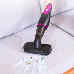 Cordless Vacuum Cleaner for Car and Home Use - Three-in-One Handheld Cat Hair Sweeping, Suction, and Mopping