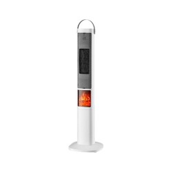 3D Simulation Flame Heater Remote Control Fireplace Electric Heater Gas Vertical Intelligent Voice Heater