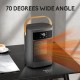 Heater Household Small Shaking Remote Control Heater Office Desk High Power Electric Heater Digital Display