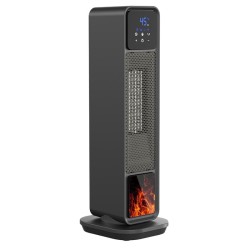 Heater Household Vertical Electric Heater Fast Heating Hot Air Blower Small Sun Flame Shaking Heater